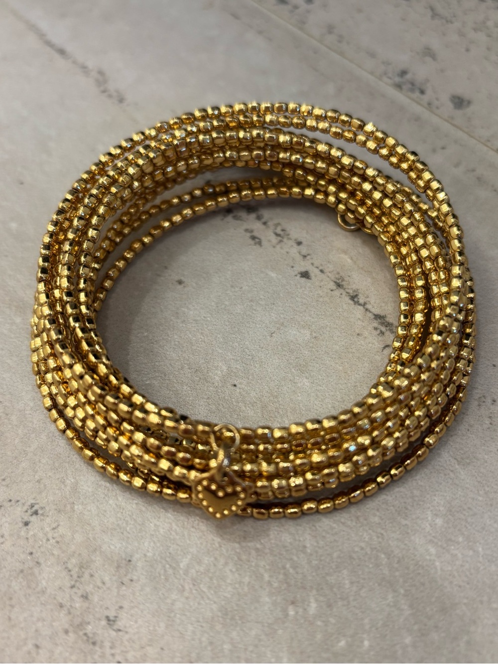 💛Stella & Dot Gold Beaded Wrap Bracelet - Women's Fashion Jewelry💛 - Picture 4 of 4